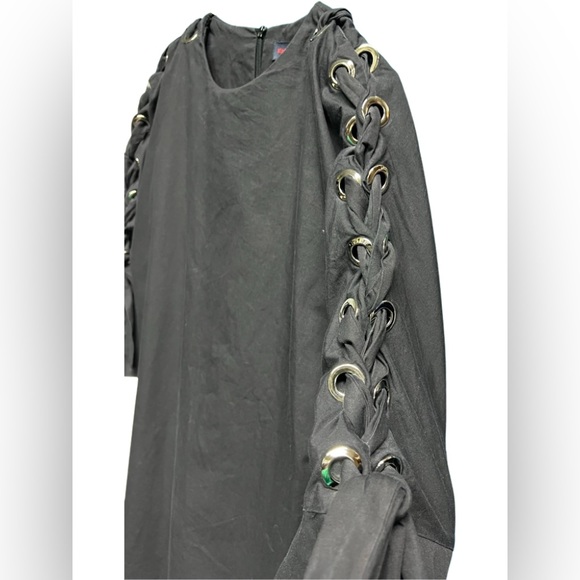 Madison & Park Black Dress Size Medium - Picture 4 of 4